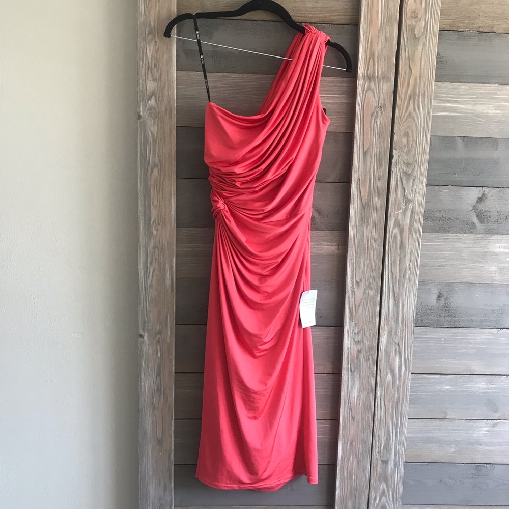 Tadashi Shoji One Shoulder Dress